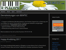 Tablet Screenshot of bemtec.com